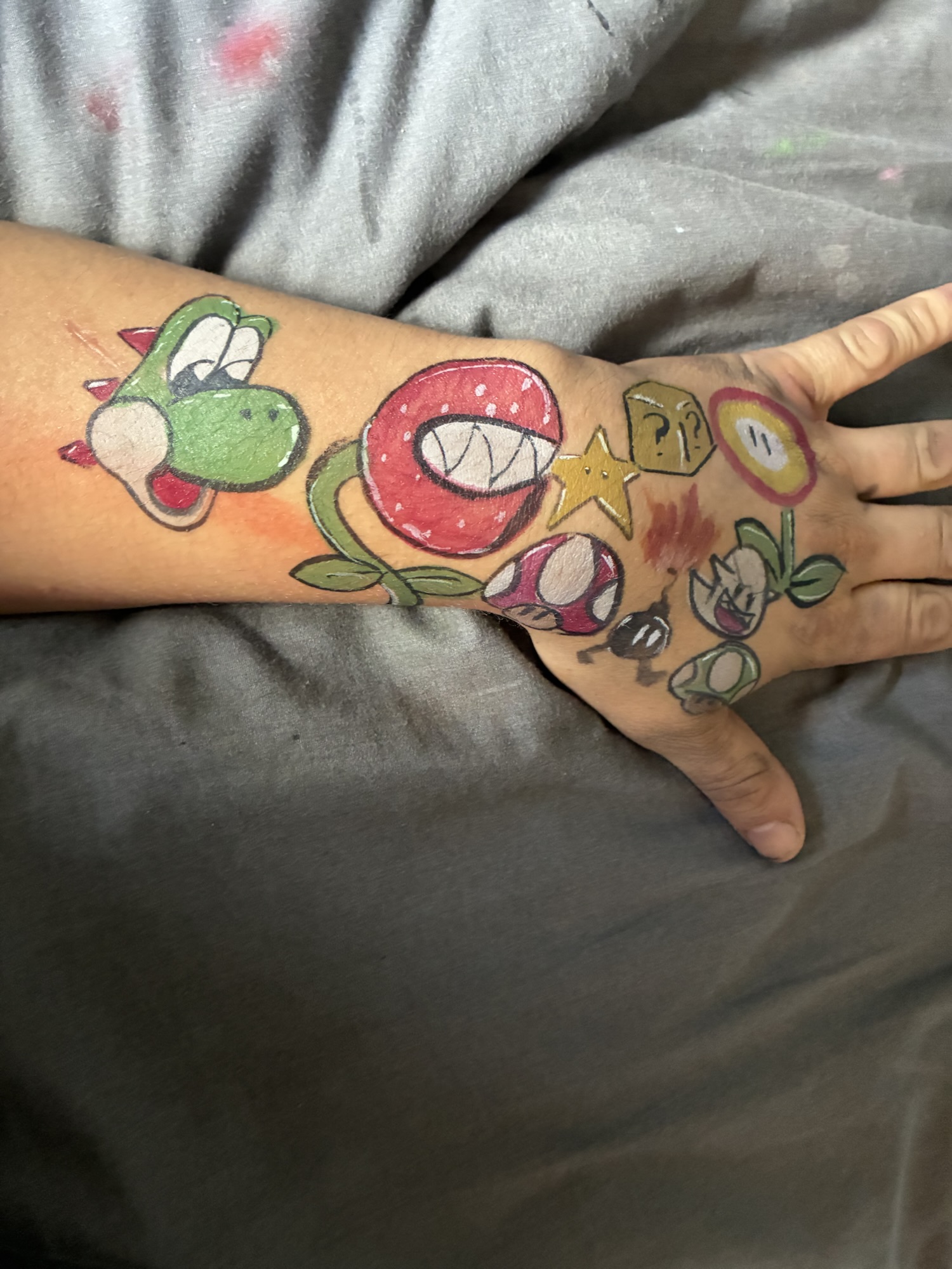 Got them Mario designs on lock