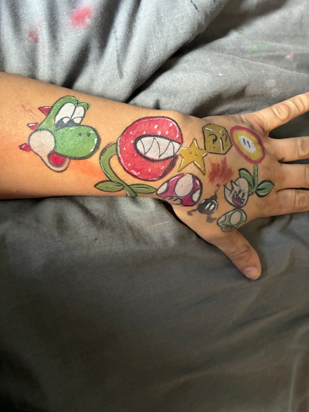 Got them Mario designs on&nbsp;lock