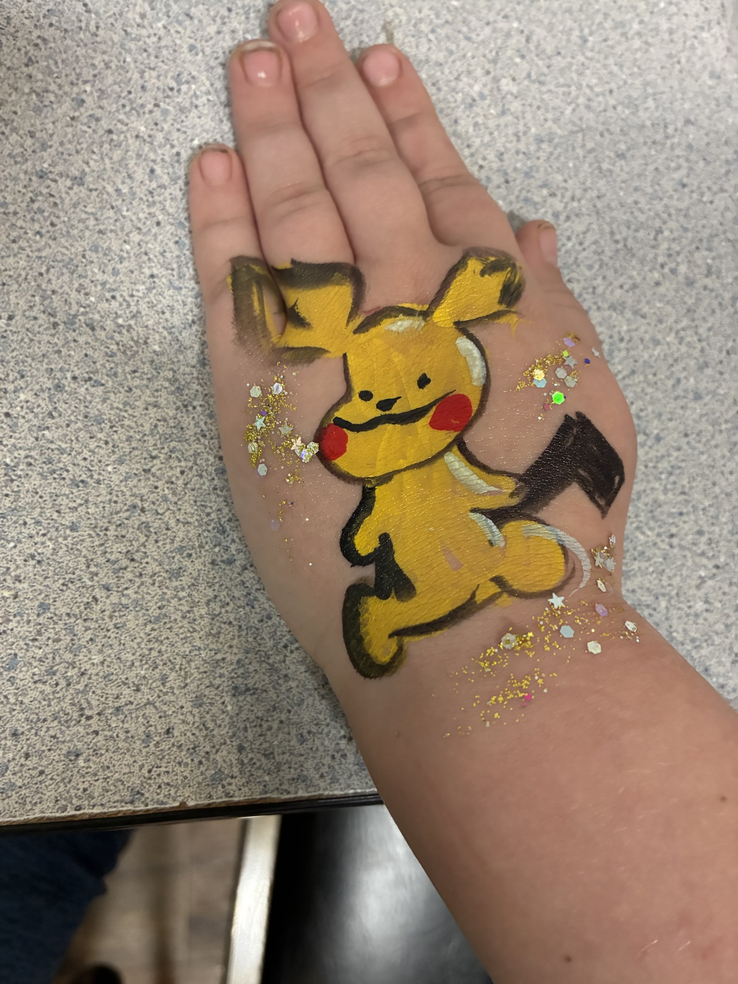 Painted some Pokémon at the Moose lodge Christmas party