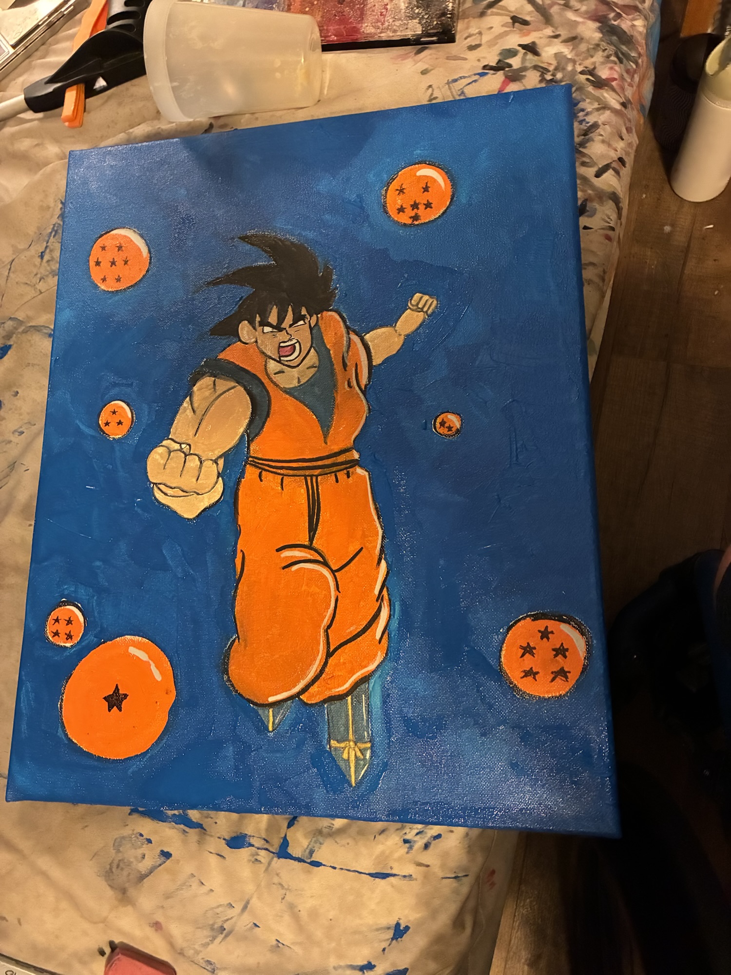 Painted Goku