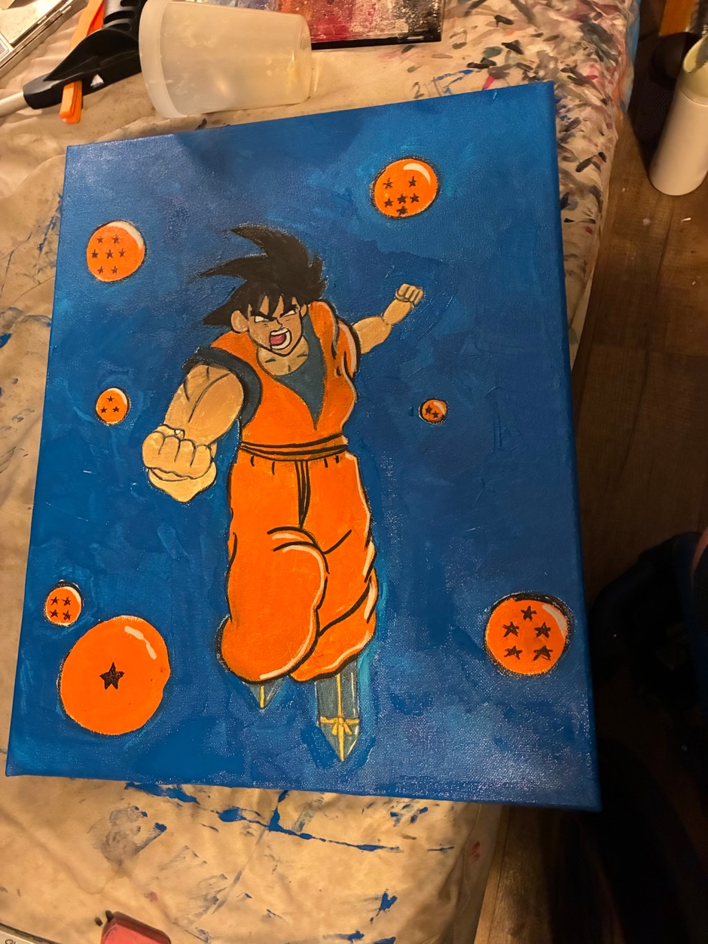 Painted Goku