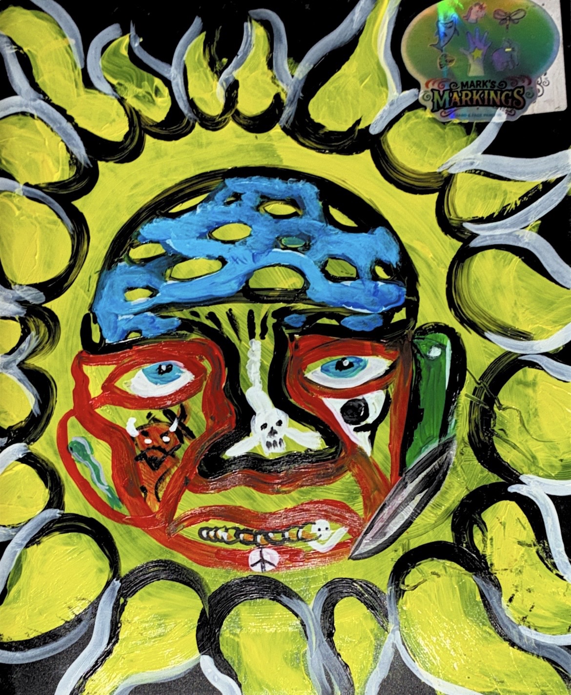 Sublime with acrylic paint. 2nd attempt